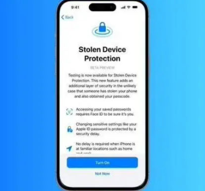 广德苹果授权维修店分享被盗设备保护功能开启方法 