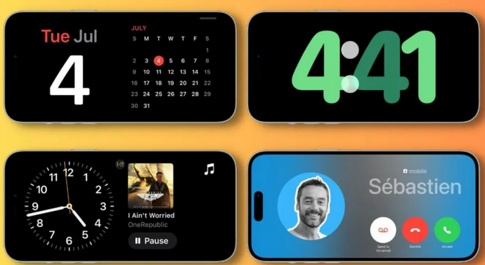 广德苹果手机维修分享iOS17横屏充电待机显示有什么好处 