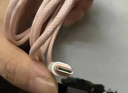 广德苹果15维修店分享iPhone15USB-C数据线长啥样