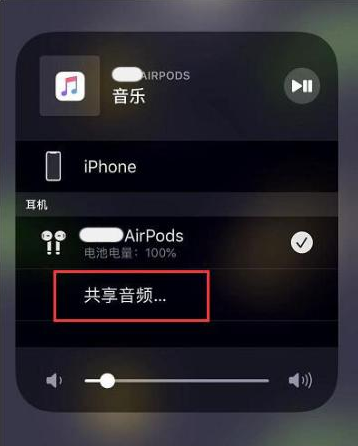 广德苹果14音频维修点分享iPhone14音频共享设置方法 