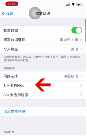 广德苹果14维修网分享如何给iPhone14的SIM卡设置密码 