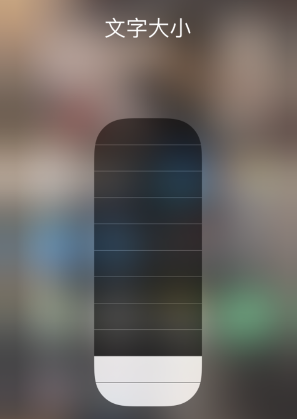 广德苹果手机维修分享小技巧：在 iPhone 控制中心快速调节字体大小 